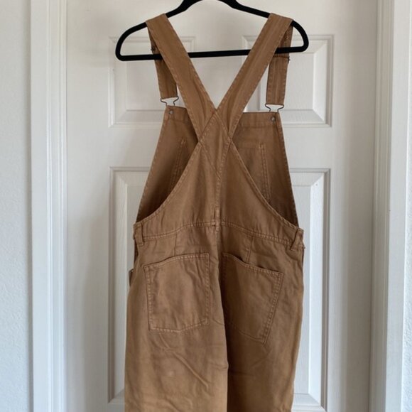 Free People Ziggy Overalls in Pioneertown Tan Size M - Picture 6 of 10